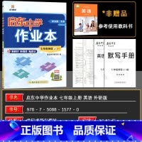 英语 七年级上 [正版]2024秋 启东中学作业本七年级英语上册 WY外研版 同步篇 含检测卷 初一七年级英语上册同步练