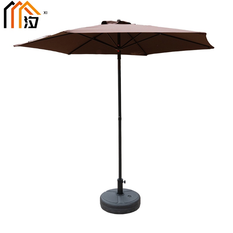 汐 户外遮阳伞咖啡色个
