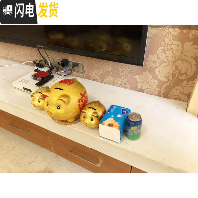 三维工匠存钱罐小大人用家用储蓄罐储钱罐儿童不可取只进不出大容量 28厘米[再送两只13厘米]都可取