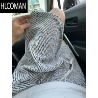 HLCOMAN斑马纹小香风情侣短裤男款夏季运动休闲薄款五分裤高级感痞帅中裤