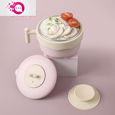 敬平宝宝注水保温碗316不锈钢可拆洗儿童餐具碗勺套装婴儿辅食碗［胭脂粉］注水保温碗+