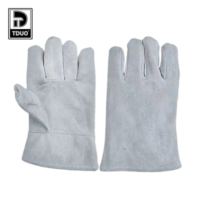 TDUO反绒双层劳保防护焊工手套S52 双