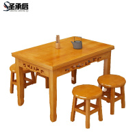 圣承启食堂餐桌1.2米套