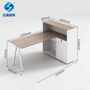 江莱职员办公桌单人位1500*1000*1100mm/JL-Z11/张