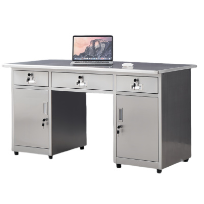 攸形304不锈钢学习桌1400*700*750mm台