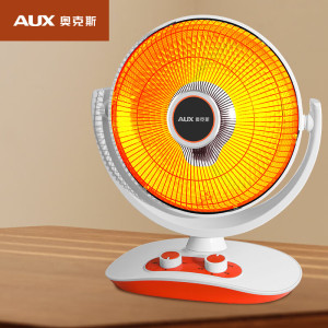 奥克斯(AUX)取暖器/小太阳/电暖器/电暖气/取暖电器/电热扇/电暖炉小型/烤火炉/快热炉 即开即热NSB-TY80A 桌面摇头大花篮