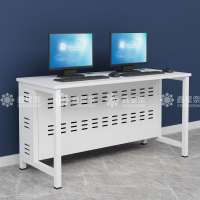 鑫星奈 钢架电脑桌培训桌机房电脑桌学习桌课桌 双人位R款