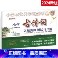 [正版]2024版古诗词小升初真题训练卷 小学三四五六年级练习资料 真题测试与详解 专项训练试卷 古诗词小学生常备