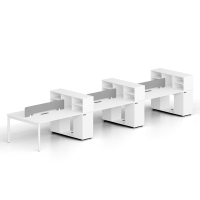 安立洁康 三人办公桌 4200*600*750mm(张)