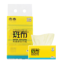 斑布(Babo)抽纸3包 BASE系列软抽120抽*3包(BCR120E3)120g纸巾餐巾纸本色卫生纸