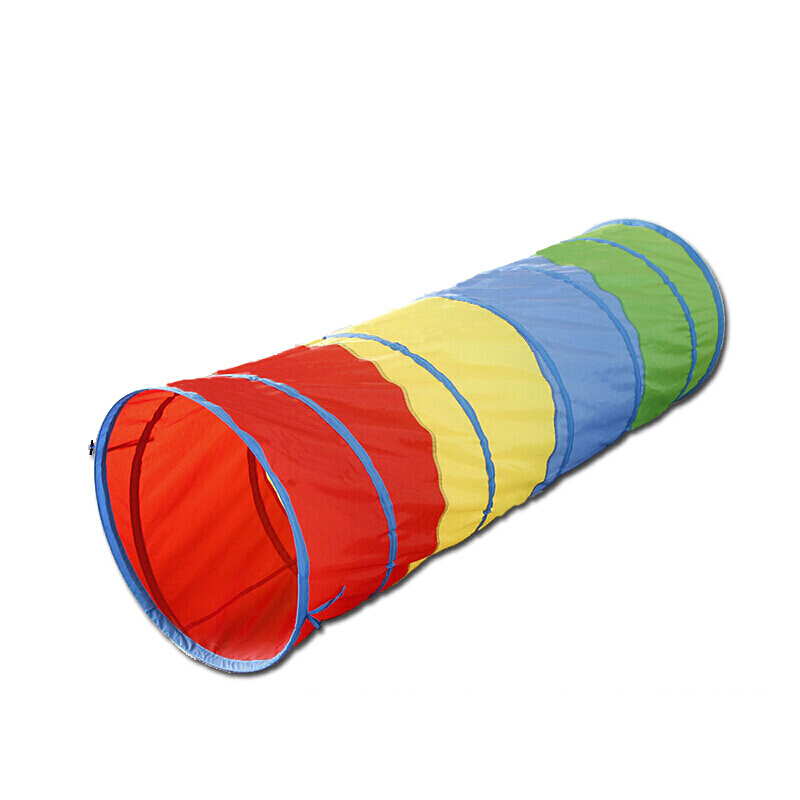 儿童钻洞玩具幼儿园室内阳光爬行隧道钻山洞爬行筒彩虹隧道感统 60cm