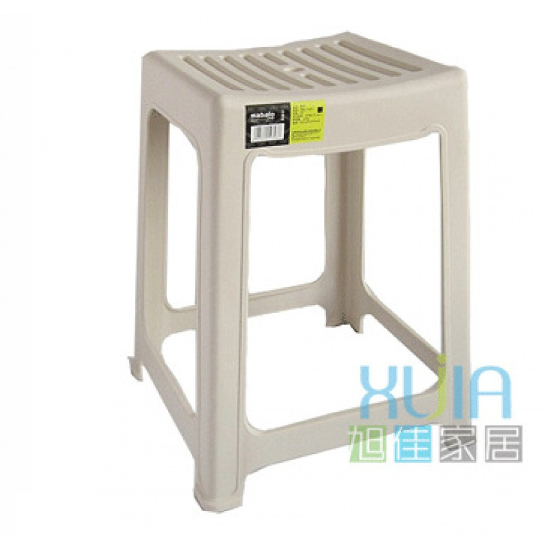 美帮汇[甩]塑料收纳高凳家用创意时尚吃饭餐叠放客厅板凳