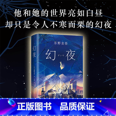 [正版]东野圭吾 幻夜 中文版侦探悬疑推理小说 人性灰暗密室密码推理长篇推理小说书籍 白夜行姊妹篇 外国小说 青少年