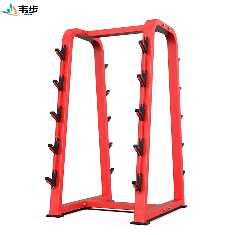 韦步EM971商用悍马系列固定杠铃架杠铃杆存放架健身房辅助器械