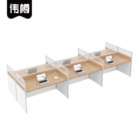 伟樽屏风工位六人位3684*1221*1100mm张