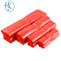 攸红色塑料袋22*35cm捆