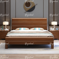 洛诗莲 (RoyceLand) 实木床宿舍家具1.8米双人床含两个床头柜 1800*2200*1100