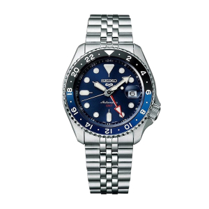 精工男自动机械表SSK003K1精钢表带圆形蓝宝石镜面100米防水折叠扣休闲表