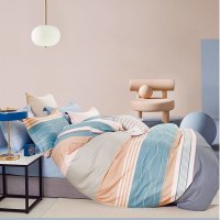 安琪尔全棉卡洛尔四件套被套200*230cm床单230*250cm枕套48*74cm套