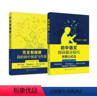 套装2册 阅读提分技巧+创意写作课 [正版]初中语文阅读提分技巧创意公式法 中学教辅初中通用初一初二初三 初中语文阅读技