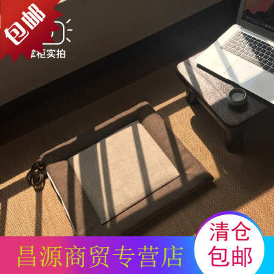 日式简约手工全麻榻榻米坐垫椅子坐垫飘窗坐垫茶艺茶几坐垫