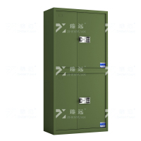 臻远 ZYJJ-80086 保密柜 绿色分双节智能密码锁 长900*宽420*高1900mm 单位:1台
