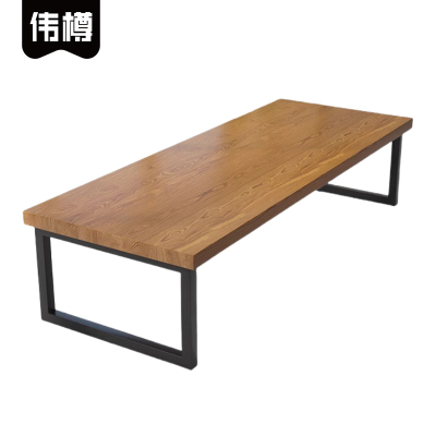 伟樽实木会议桌140*80*75cm张