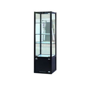 翌嘉YJ4123103 玻璃展柜奖牌奖杯展示柜展架模型产品陈列柜 400*400*1800
