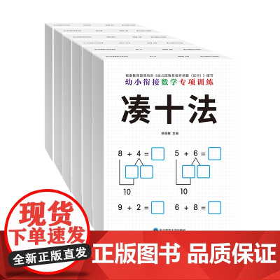 幼小衔接数学专项训练(全6册) 杨丽敏主编 东北师范大学出版社 适用3-6岁打好数学基础轻松上小学