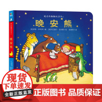 森林鱼童书·翻翻书玩具书系列:晚安熊(2-5岁)(故事温馨、幽默,想象力丰富,一天的冒险总以安睡结尾,睡前读物佳选)