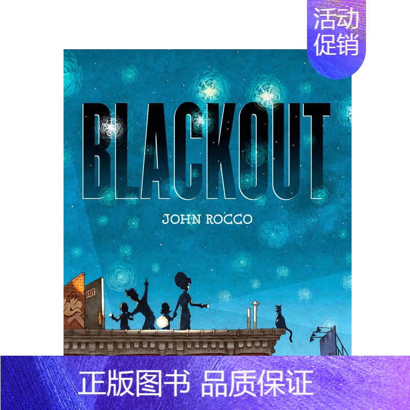 [正版]英文原版 blackout 2012凯迪克银奖 停电之后 呼吁家长多花时间