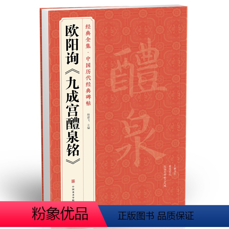 [正版]杨建飞 欧阳询《九成宫醴泉铭》字帖 中国历代经典书法原碑帖拓本楷书行书毛笔入门临摹范本放大版二玄社集字描红书籍
