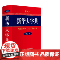 新华大字典 第3版 彩色本商务印书馆中小学生成人工具书 数十年 销量愈百万 常用工具书多功能中华汉语字典