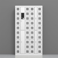臻远ZY4031513 智能手机柜充电柜手机设备寄存柜 40门加厚板材 可视窗口