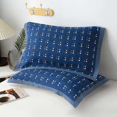 会浙缘三层纱布枕巾