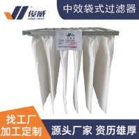俊威-中效袋式过滤器595*595*500*6P-F5/F7(个)