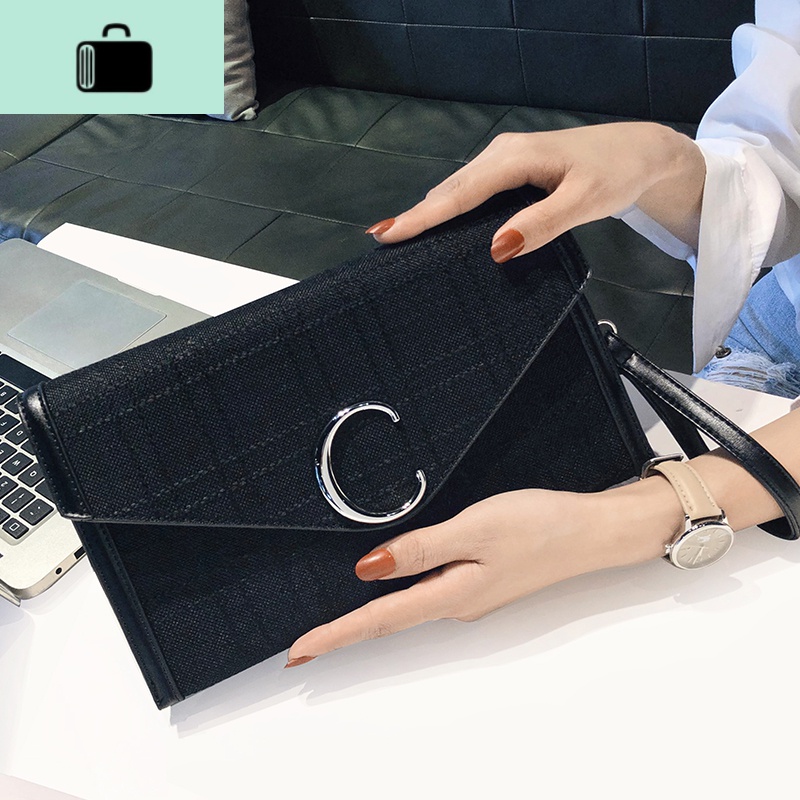 上新小包包女2020新款帆布斜挎手包韩版个性时尚百搭气质手拿包女NEW LAKE女手包