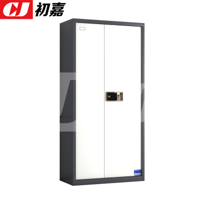 初嘉(CJ)钢制保密柜密码文件柜保密档案资料柜 灰白套色通门指纹锁
