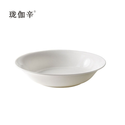 珑伽辛纯白骨瓷大汤碗 直径30cm/个