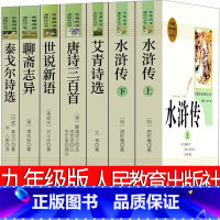九年级上册全套 人教版 [正版]水浒传白话版原著九年级必读完整版120回无删减初中版青少年版人教版人民上册文学白话文现代