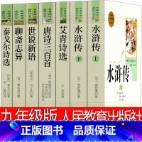 九年级上册全套 人教版 [正版]水浒传白话版原著九年级必读完整版120回无删减初中版青少年版人教版人民上册文学白话文现代