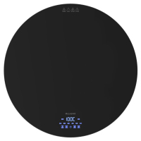 美菱(MELING)暖菜板热菜板电磁炉保温板餐桌加热转盘家庭用圆形餐桌钢化玻璃加热饭菜神器 多档温度 自动旋转-80CM