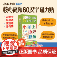 [活动专享]小羊上山核心高频60汉字磁力贴贴贴纸冰箱贴文字贴纸