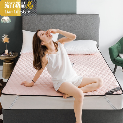 水洗棉床垫被褥子单双人薄款海绵床护垫子1.5/1.8m床学生防滑软垫 三维工匠