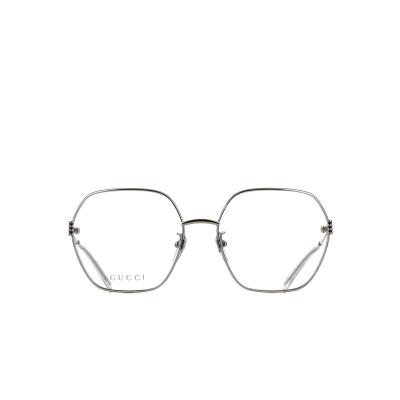 古驰(GUCCI)几何框平光镜女款时尚百搭赠品镜片太阳镜 灰色