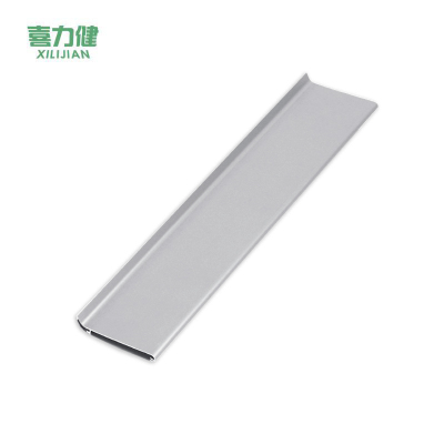 喜力健 铝合金卡扣踢脚线 长2.5M*高8CM*厚10MM-哑银 根