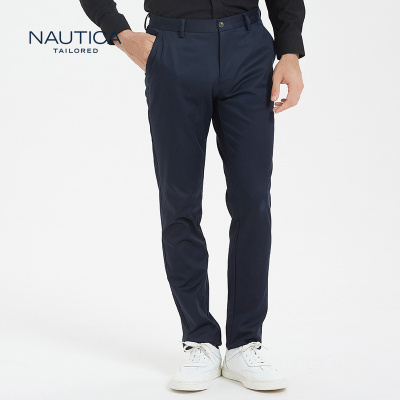 诺帝卡/NAUTICATAILORED西裤男士新品商务西装直筒长裤