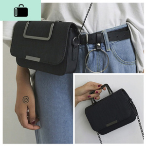 两用女包小方包韩版斜挎包手提包链条包单肩包小挂包女学生豆腐包NEW LAKE女士单肩包