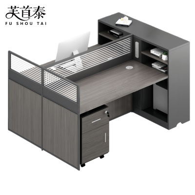 芙首泰屏风卡座双人位含柜120*120*110cm张