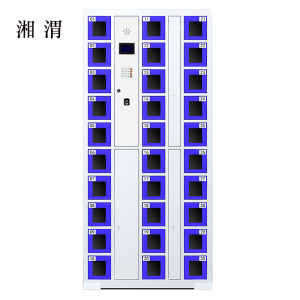 湘渭智能手机柜存放柜充电柜存包柜储物柜30门充电透明款